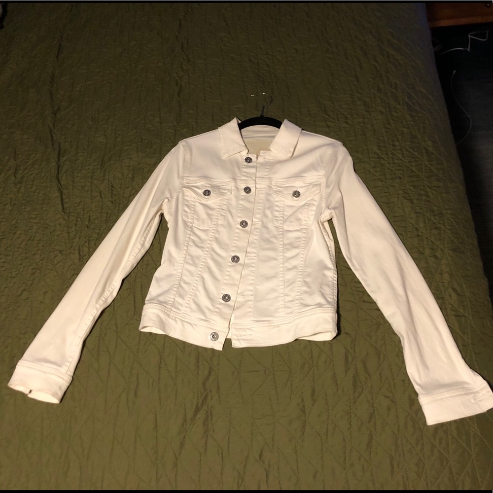 AG Robyn White Jean Jacket, Size S